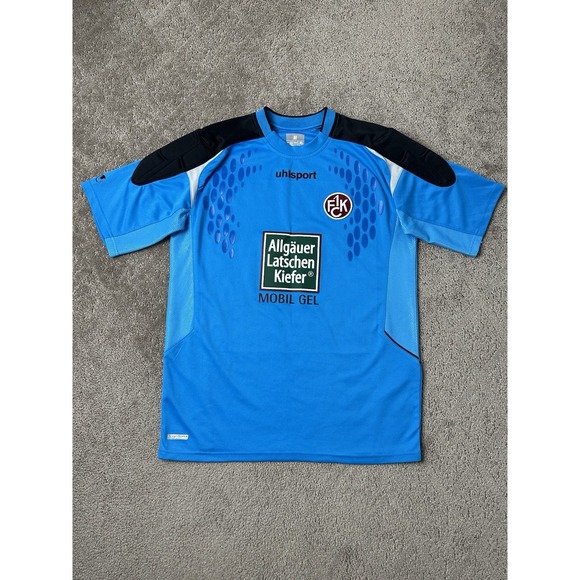 Mens Soccer Jersey 1. FC KAISERSLAUTERN 2011 2012 GOALKEEPER UHLSPORT, Size M - Picture 1 of 10